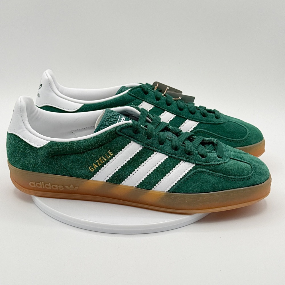Adidas Gazelle Indoor 'Collegiate Green White Gum' / Size 8 Mens / JI2062